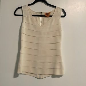 Tory Burch silk cream blouse